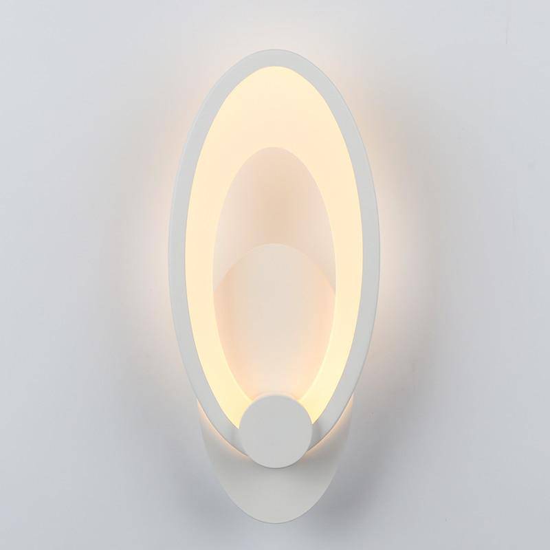 SensaHome Oval - Applique murale à LED pour intérieur et extérieur
