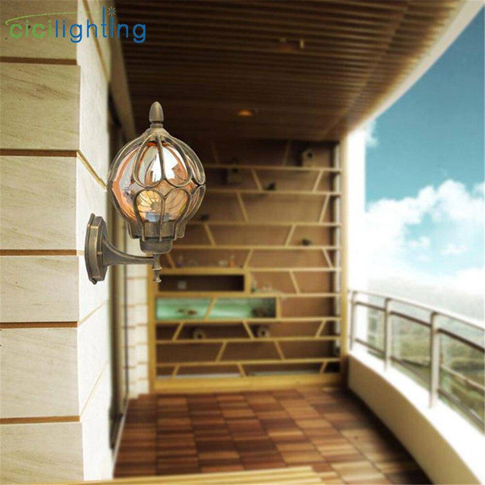 Applique rustique et antique en cage European - vue 8 sur 8