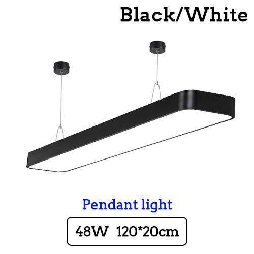 Square LED ceiling light with rounded edge Surface