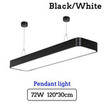 Plafonnier LED carré et bord arrondis Surface