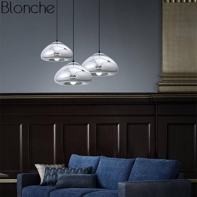 pendant light chrome-plated design in Xoni color