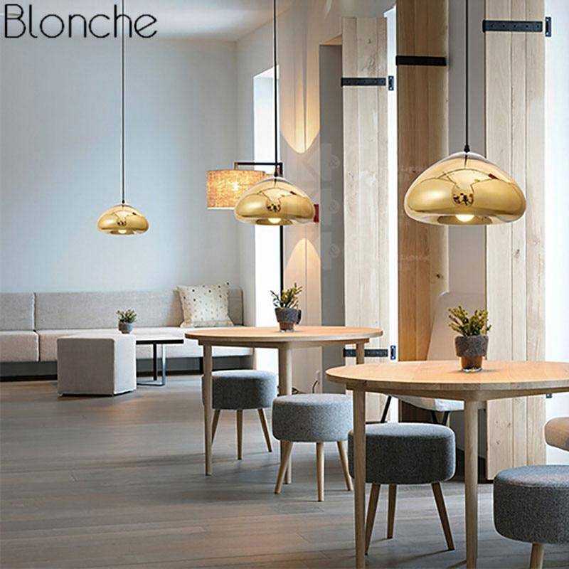 pendant light chrome-plated design in Xoni color