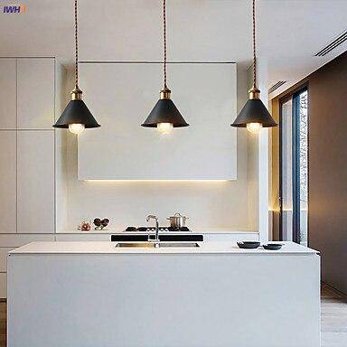 pendant light LED design with lampshade metal industrial style Loft