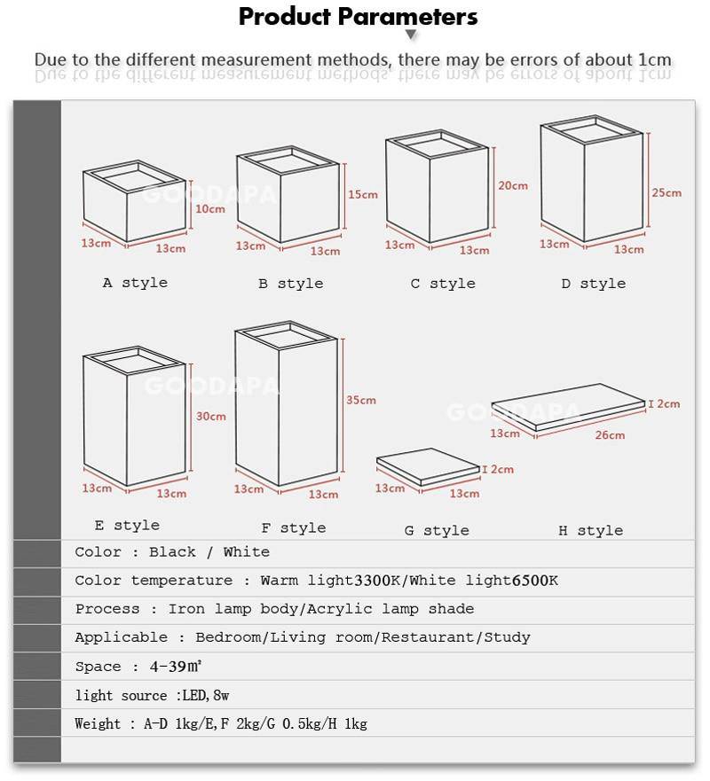 Lámpara de techo design LED geométrica con tubos rectangulares blancos y negros