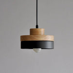 Suspension LED en bois (carré ou rond)
