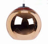 Suspension design en boule chromée de couleur Modern