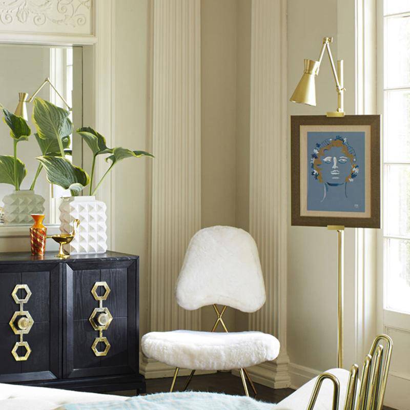 Lampadaire design moderne avec support cadre - vue 5 sur 6