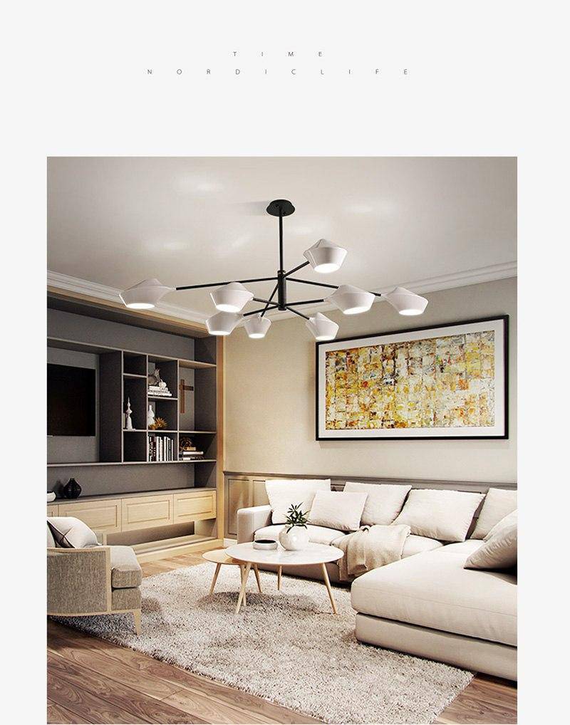 Chandelier design branches and Creative lamps