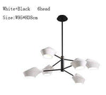 Lustre design branches et lampes Creative