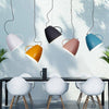Suspension LED moderne spot en forme de tasse colorée Creative