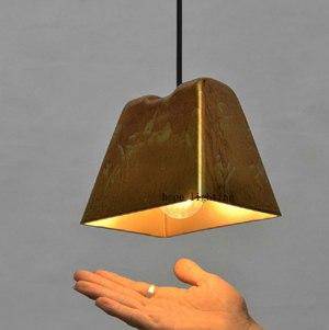Design LED pendant light copper style (several shapes)