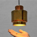 Suspension design LED style cuivre (plusieurs formes)