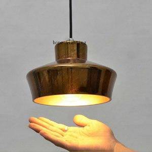 Suspension design LED style cuivre (plusieurs formes) - vue 8 sur 9