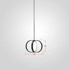 Suspension design lampe ronde ajustable encerclée Line
