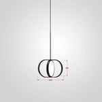 Suspension design lampe ronde ajustable encerclée Line
