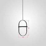 Suspension design lampe ronde ajustable encerclée Line