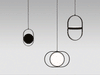 Suspension design lampe ronde ajustable encerclée Line