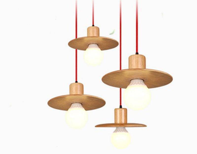 Suspension design en bois Country - vue 4 sur 5