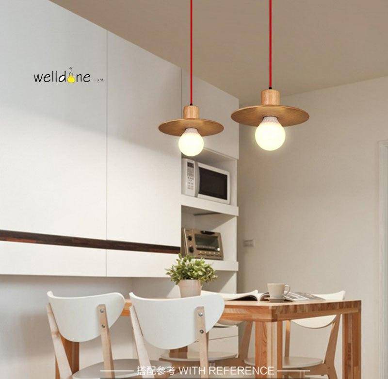 Suspension design en bois Country - vue 3 sur 5