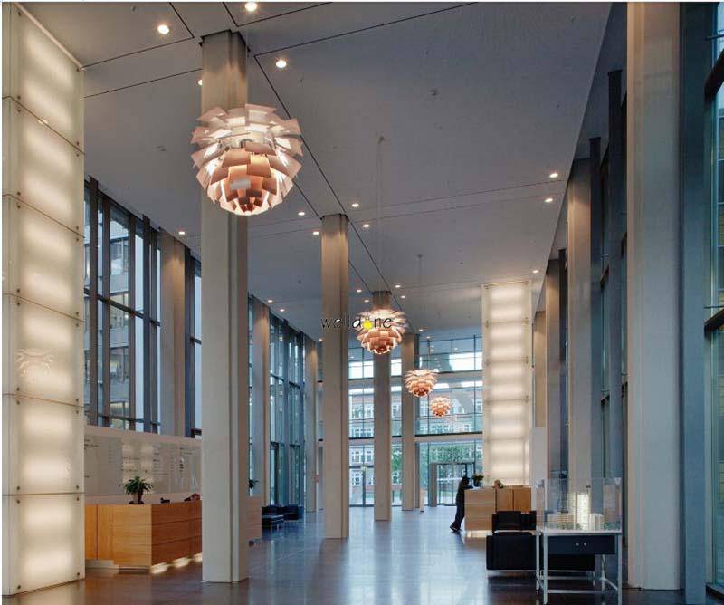 Suspension design en aluminium en forme de fleur Nordic - vue 6 sur 6