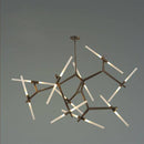 Lustre design scandinave avec plusieurs branches en tube