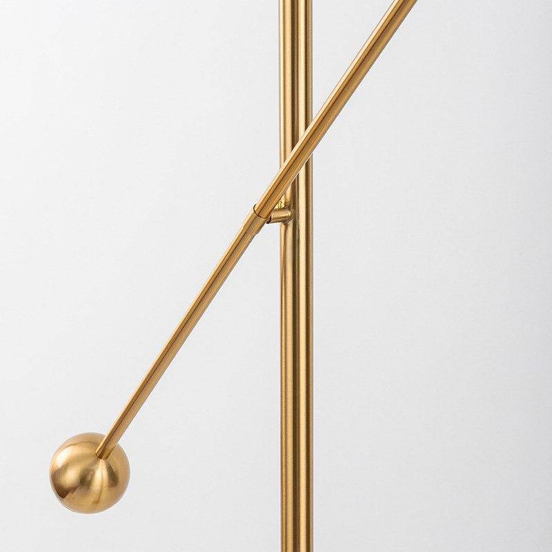 Floor lamp golden design Geometry