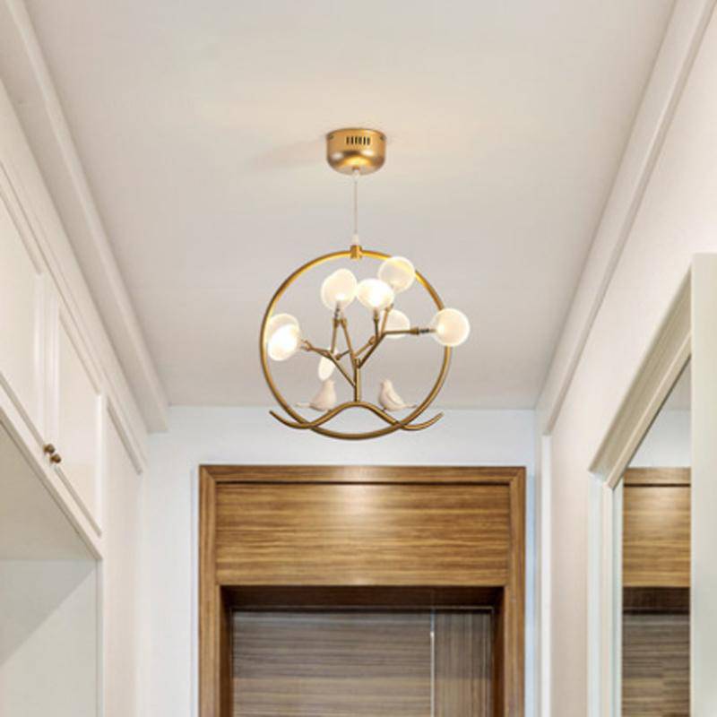 Gold LED Design chandelier Firefly