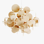Lustre design multicolore Wood
