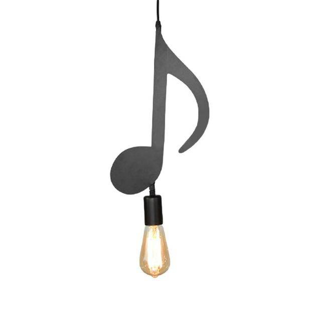 Suspension LED en forme de notes de musiques Notes