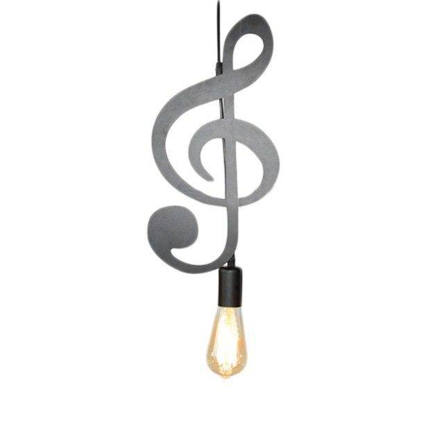 Suspension LED en forme de notes de musiques Notes