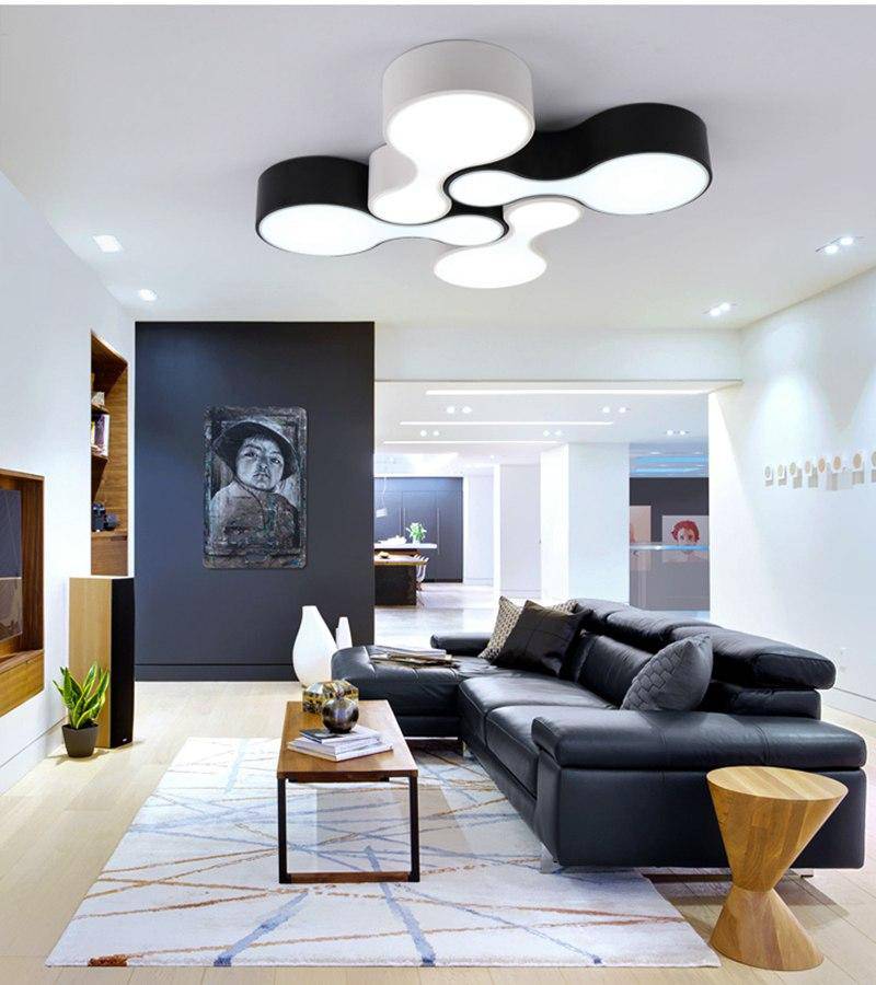 Modern LED ceiling Fixture rounded