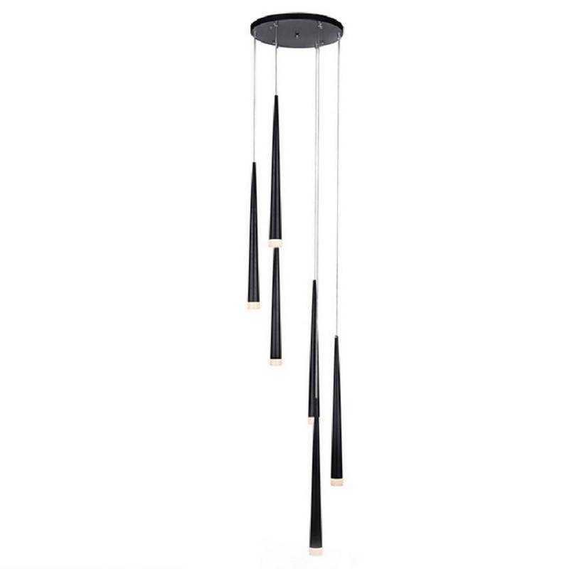 Lustre design moderne à LED avec cônes pendants Combo