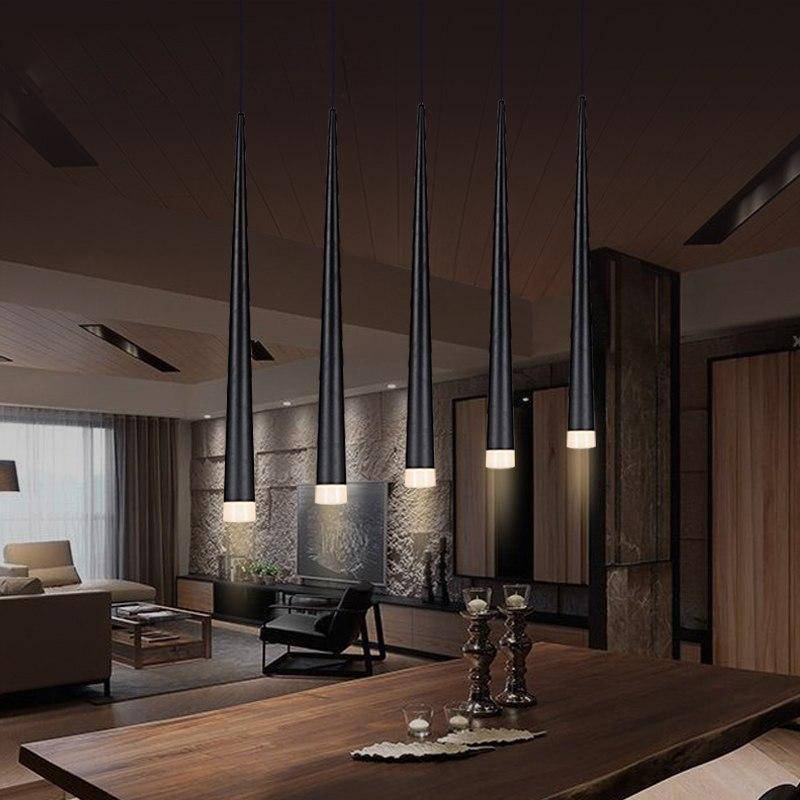 Lustre design moderne à LED avec cônes pendants Combo - vue 3 sur 5