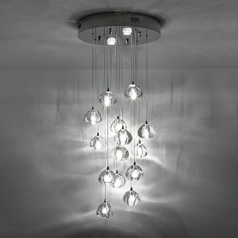 Crystal Clear LED Chandelier