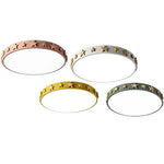 Plafonnier LED de couleurs avec étoiles dorées