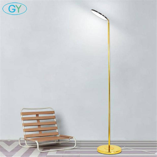 Floor lamp design LED thin gold