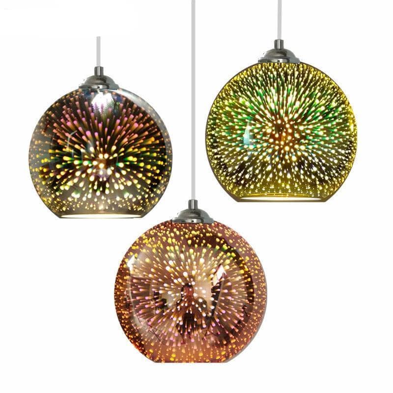 pendant light 3D vintage LED