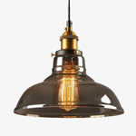 Suspension avec abat-jour en verre Loft