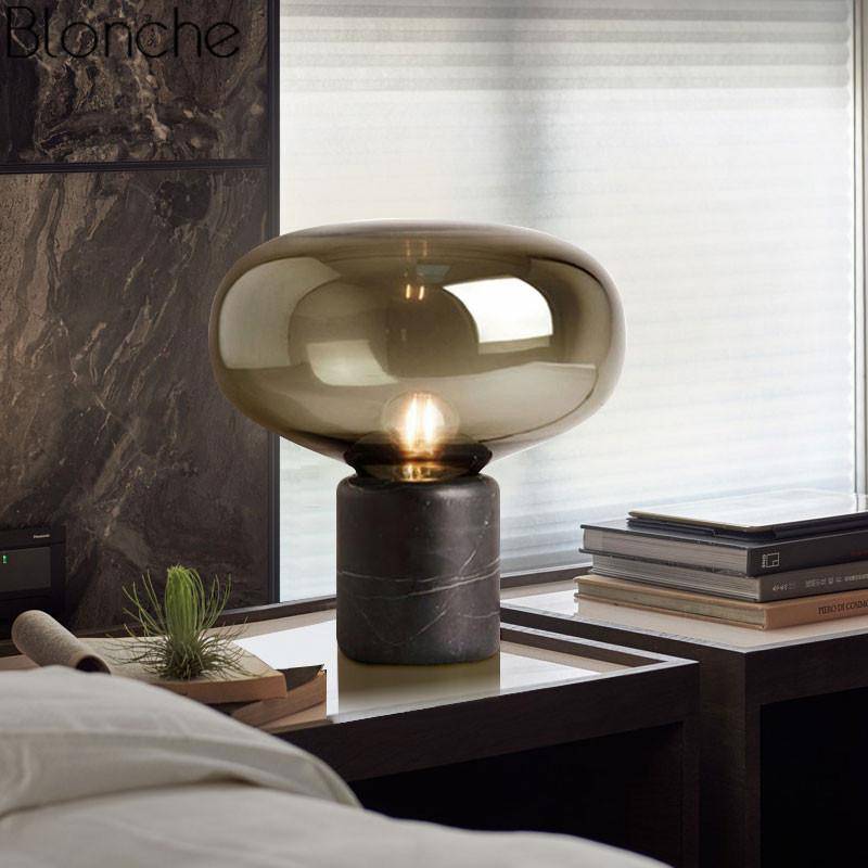 Design LED table lamp in glass Night