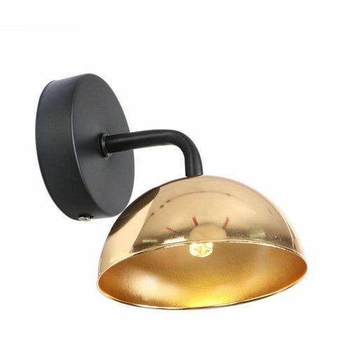 wall lamp LED with lampshade in metal