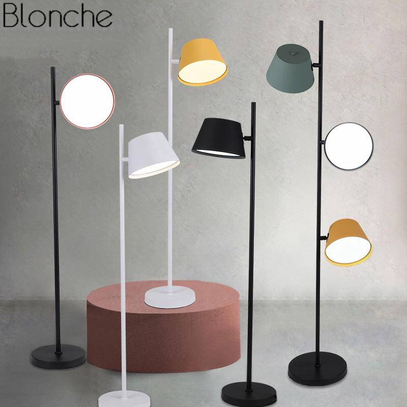 Lampadaire design moderne coloré à LED