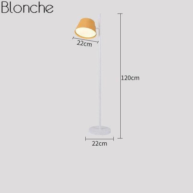 Lampadaire design moderne coloré à LED