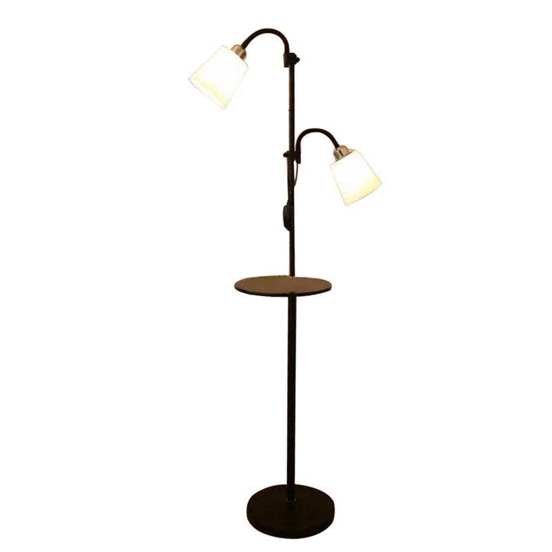 Floor lamp modern two-lamp adjustable