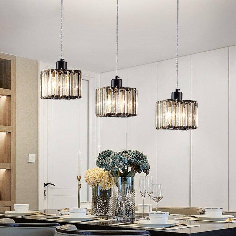 pendant light square glass LED design