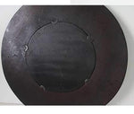 Miroir mural rond en bois tressé Antique
