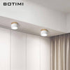 Spots LED cylindrique à base en bois Botimi