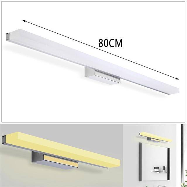 wall lamp thin LED wall mirror Front