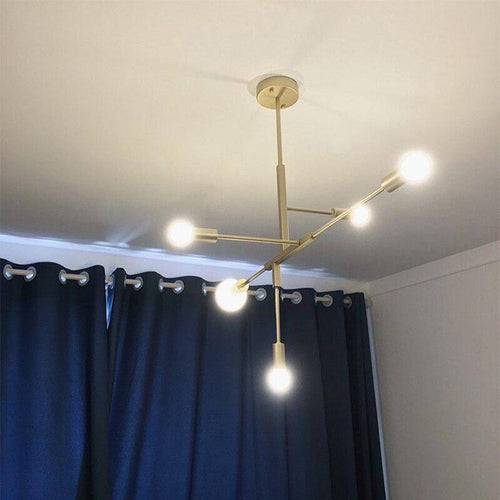 Lustre design bras doré Creative