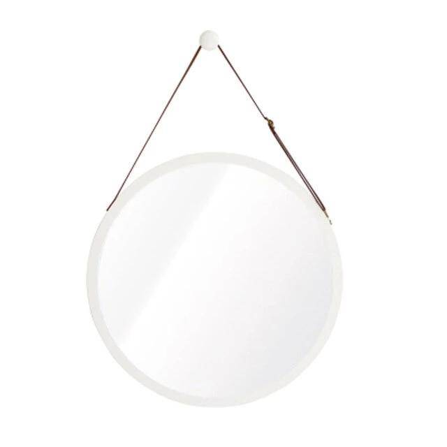 Round hanging wall mirror with frame Hotel