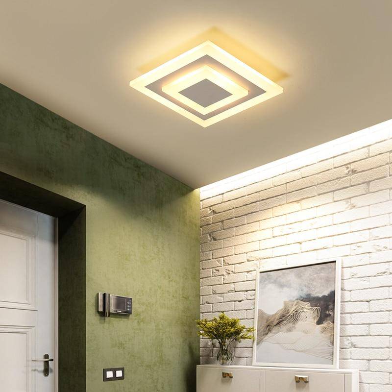 Plafonnier carré LED Dormitorio